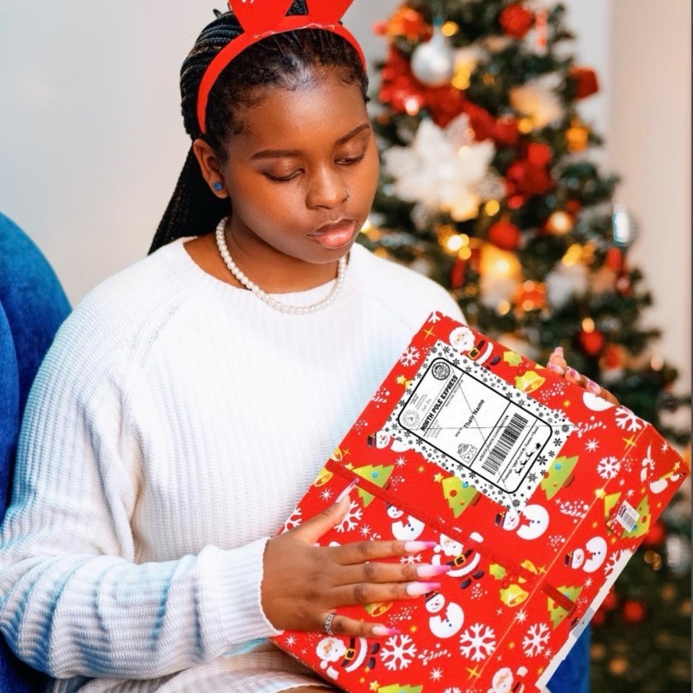 Handcrafted Approved by Santa Claus Stickers